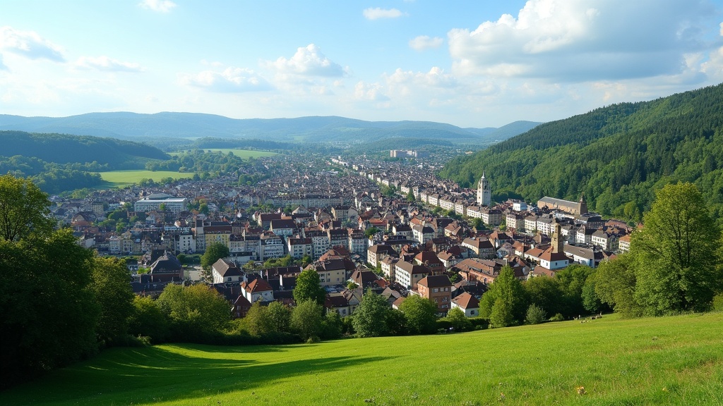 Stadtansicht von Bisingen - SEO Agentur Neckaralb