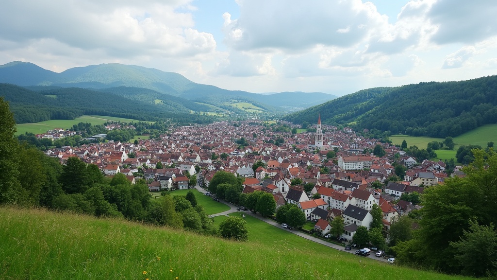 Stadtansicht von Burladingen - SEO Agentur Neckaralb